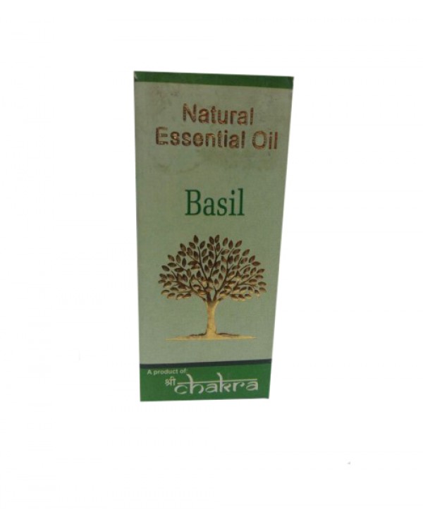 Natural Essential Oil BASIL, Shri Chakra (Натуральное эфирное масло БАЗИЛИК, Шри Чакра), 10 мл.
