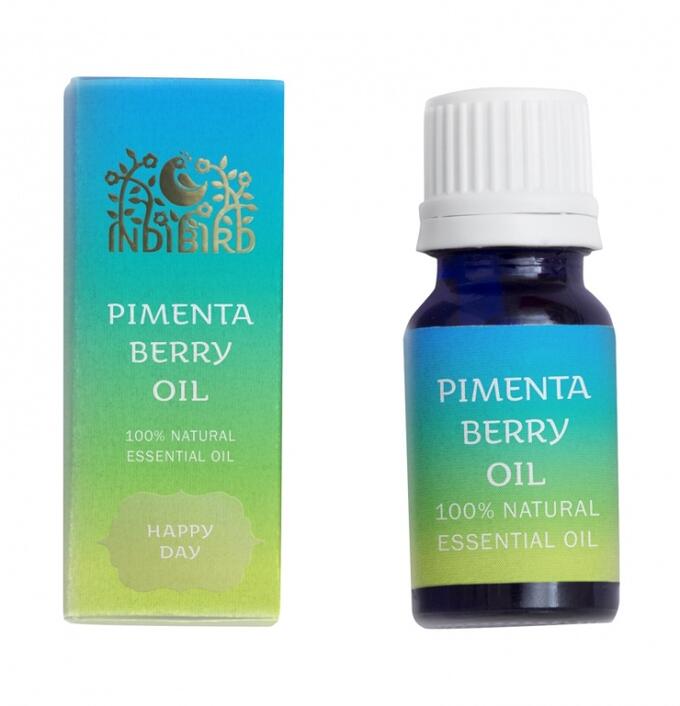 PIMENTA BERRY 100% Natural Essential Oil, Indibird (ПЕРЕЦ ДУШИСТЫЙ 100% Натуральное Эфирное Масло, Индибёрд), 10 мл.