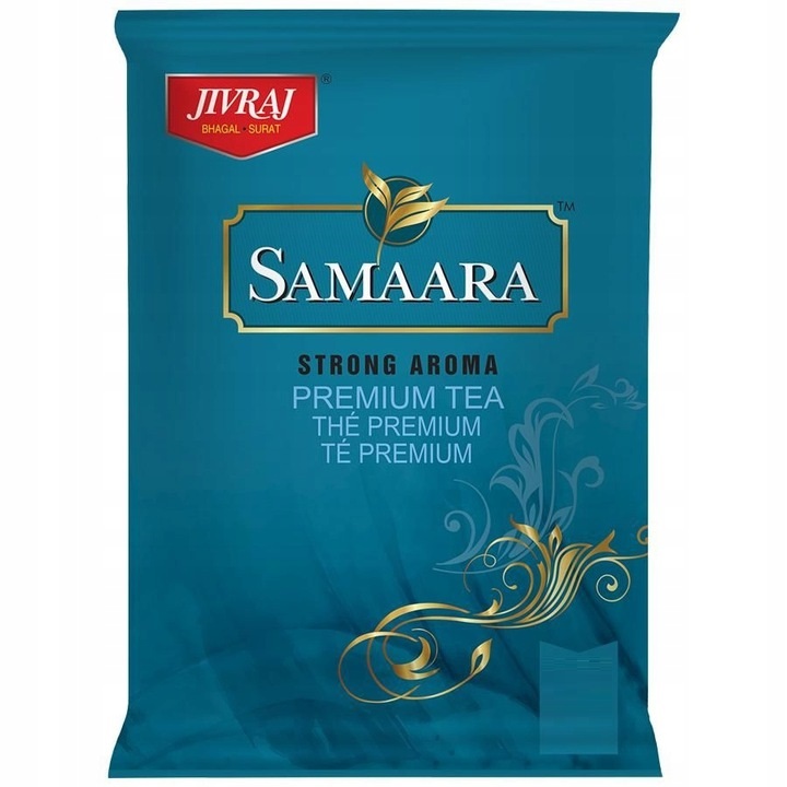 Samaara STRONG AROMA Premium Leaf Tea, Jivraj (Самаара ГРАНУЛИРОВАННЫЙ ЧЕРНЫЙ ЧАЙ, премиум-класса СТС, Живрадж), ПАКЕТ 250 г.