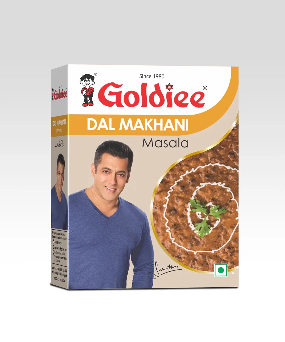DAL MAKHANI Masala, Goldiee (Смесь специй ДАЛ МАКХАНИ, Голди), 50 г. - СРОК ГОДНОСТИ ДО 31 ОКТЯБРЯ 2026 ГОДА
