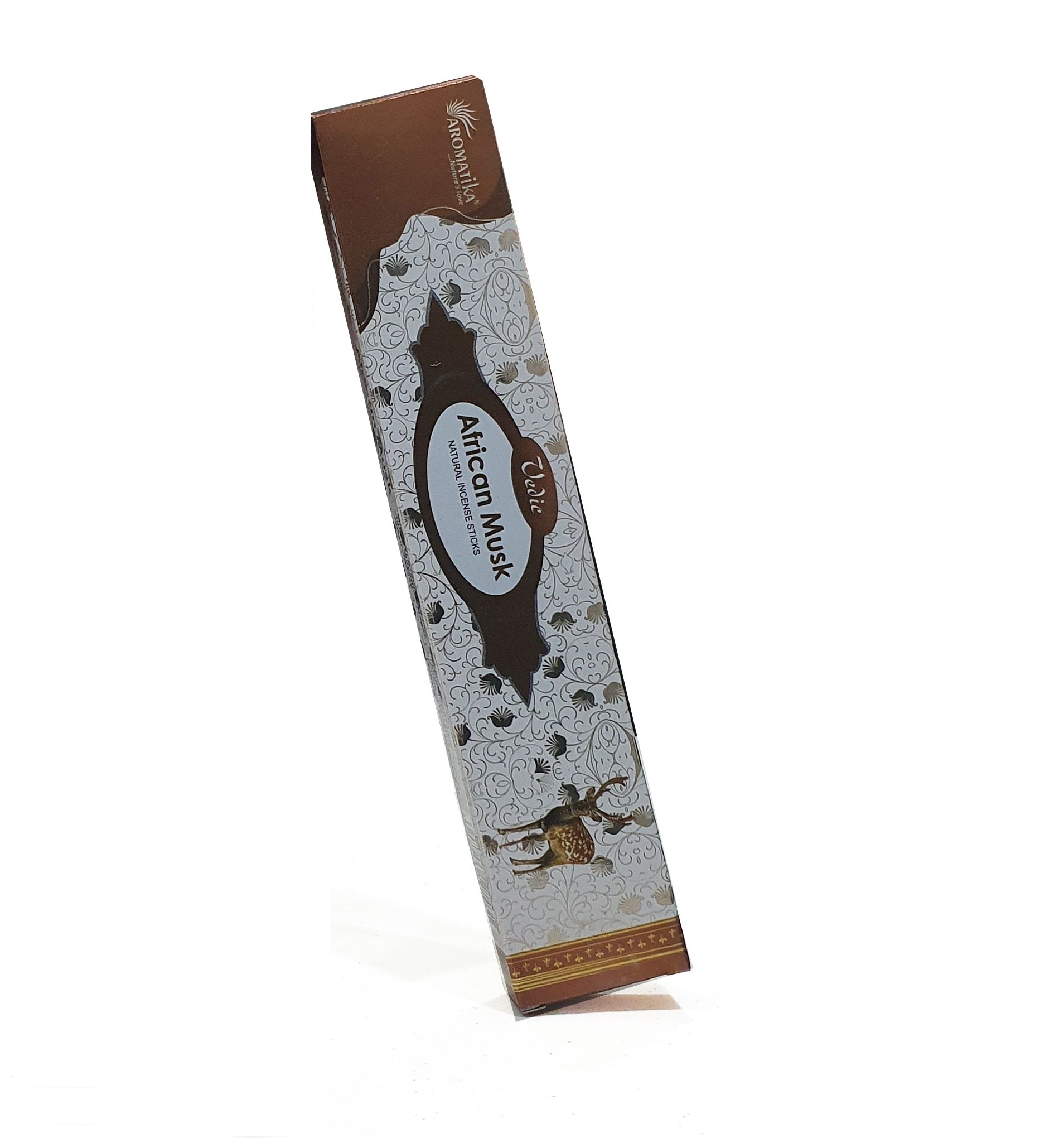 Vedic AFRICAN MUSK Natural Incense Sticks, Aromatika (АФРИКАНСКИЙ МУСКУС натуральные ароматические палочки, Ароматика), 15 г.