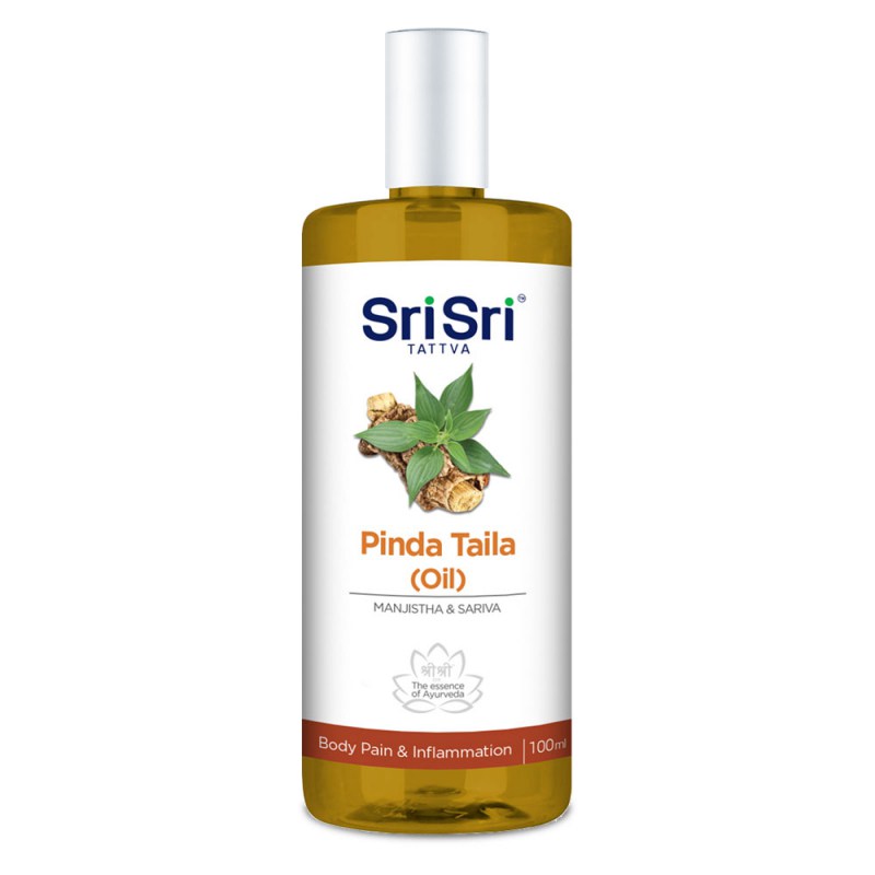PINDA TAILA (OIL), Sri Sri Tattva (ПИНДА Лечебное масло для тела от мышечных болей и воспаления, Шри Шри Таттва), 100 мл.