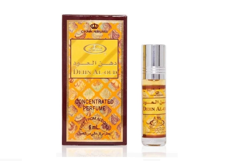 Al-Rehab Concentrated Perfume DEHN AL-OUD (Масляные арабские духи ДЕХН АЛЬ УД (унисекс), Аль-Рехаб), 6 мл.
