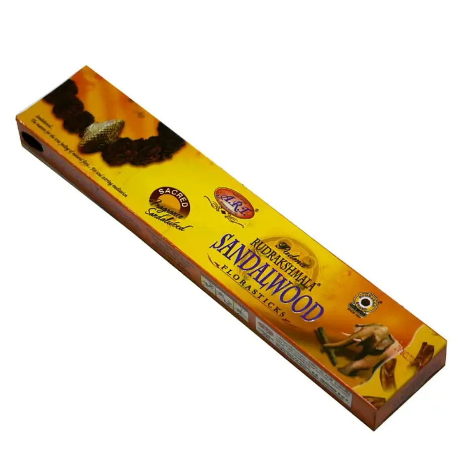 Rudrakshmala SANDALWOOD Florasticks, Padma (Рудракшмала САНДАЛОВОЕ ДЕРЕВО пыльцовые благовония, Падма), 18 г.