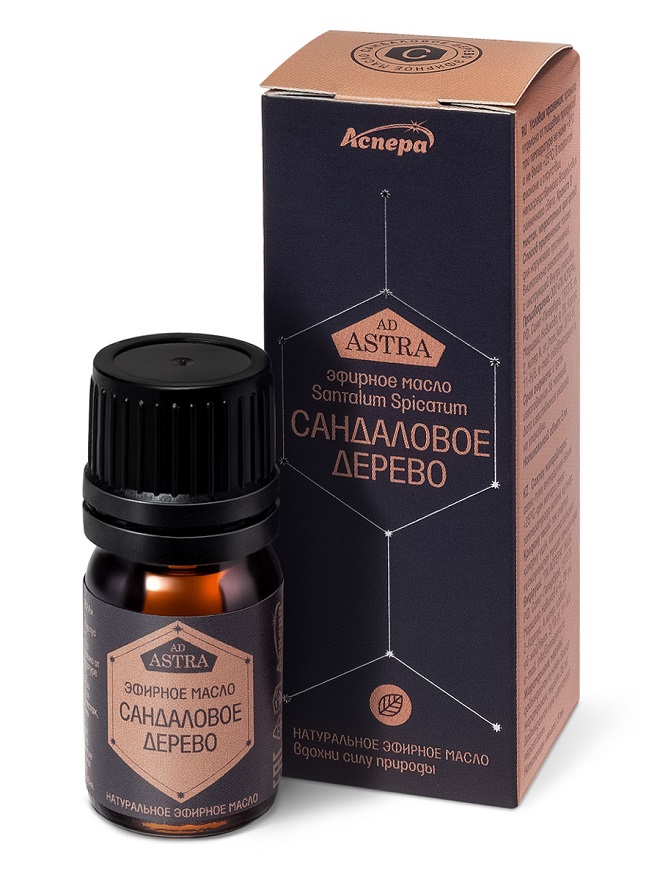 Эфирное масло Sandalum Spicatum САНДАЛОВОЕ ДЕРЕВО, Аспера, 5 мл.