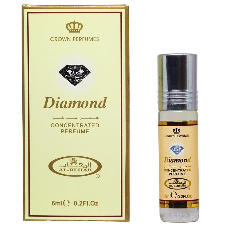 Al-Rehab Concentrated Perfume DIAMOND (Масляные арабские духи БРИЛЛИАНТ (унисекс), Аль-Рехаб), 6 мл.