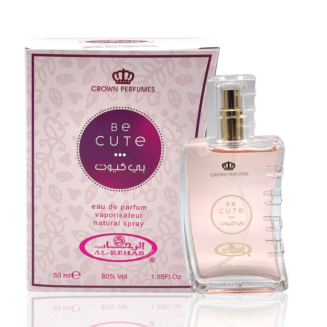 Al-Rehab Eau de Parfume BE CUTE (Арабская парфюмерная вода БУДЬ МИЛОЙ (женская), Аль-Рехаб), СПРЕЙ, 50 мл.