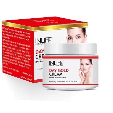 DAY GOLD Cream, INLIFE (Дневной отбеливающий крем для лица, ИНЛАЙФ), 50 г.