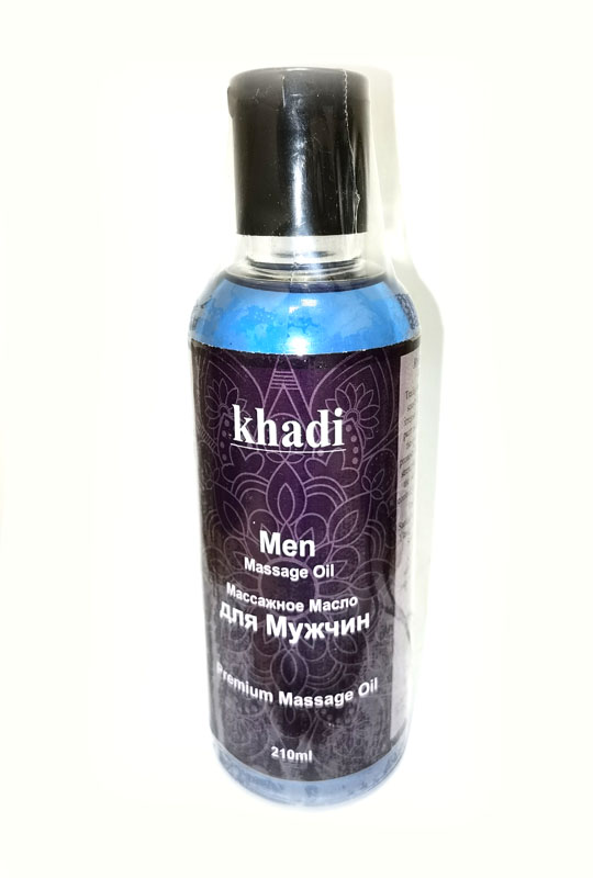 MEN Massage Oil, Khadi (ДЛЯ МУЖЧИН массажное масло, Кхади), 210 мл.