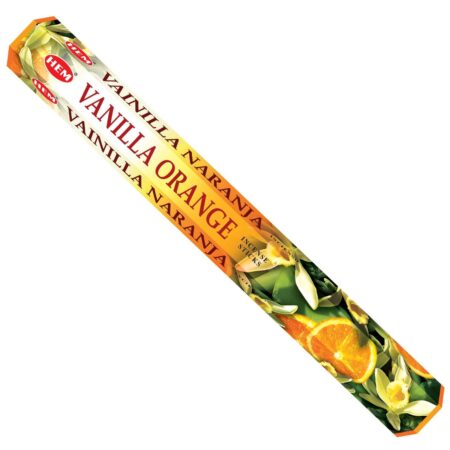 Hem Incense Sticks VANILLA-ORANGE (Благовония ВАНИЛЬ - АПЕЛЬСИН, Хем), уп. 20 палочек.