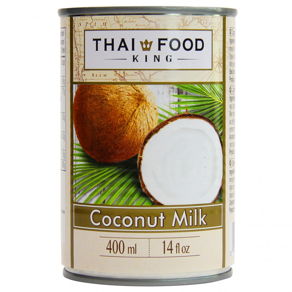COCONUT MILK, Thai Food King (КОКОСОВОЕ МОЛОКО, Тай Фуд Кинг), 400 мл.