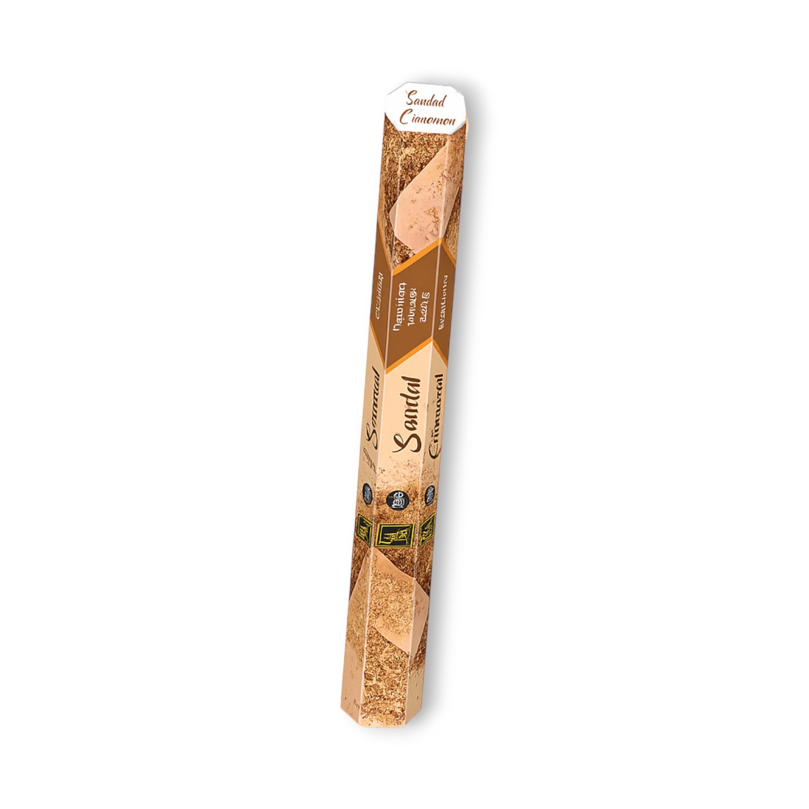 SANDAL CINNAMON fab series Premium Incense Sticks, Zed Black (САНДАЛ КОРИЦА премиум благовония палочки, Зед Блэк), уп. 20 палочек.