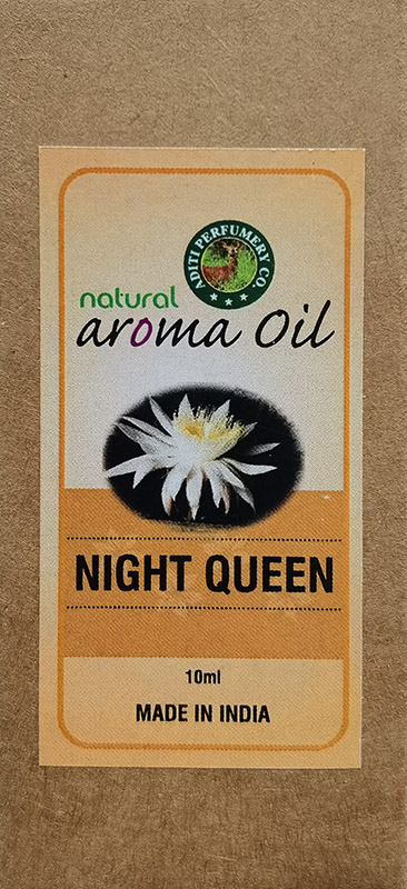 NIGHT QUEEN Natural Aroma Oil, Aditi Perfumery (КОРОЛЕВА НОЧИ натуральное ароматическое масло), 10 мл.