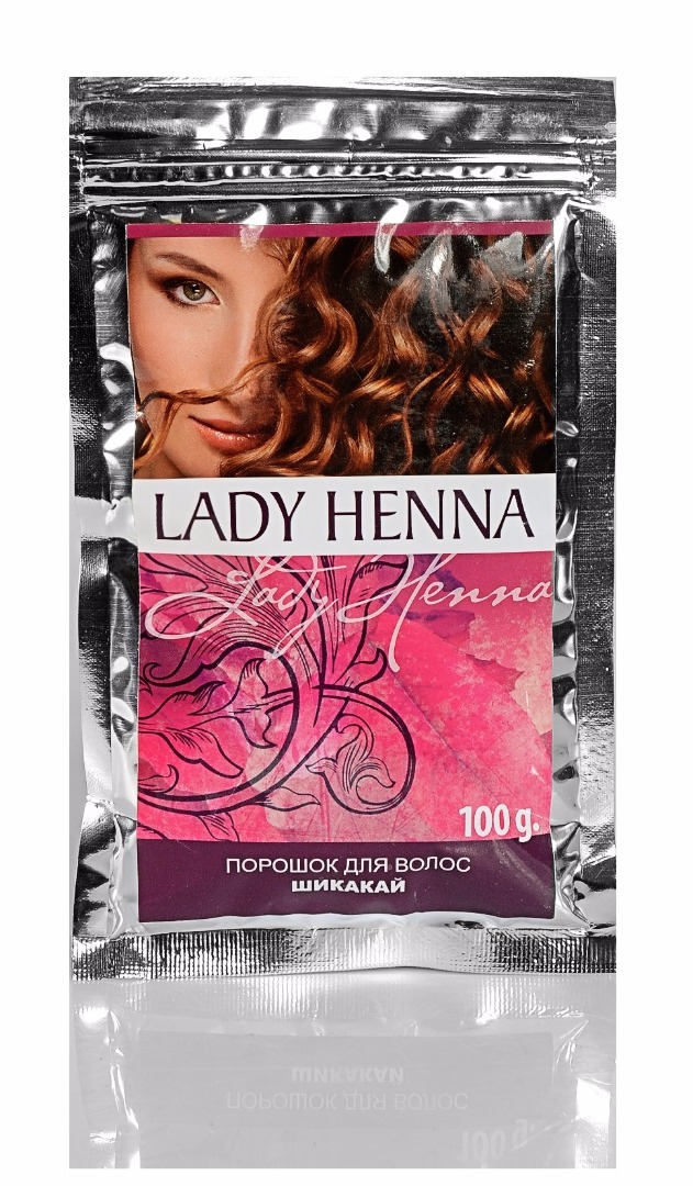 Порошок для волос ШИКАКАЙ, Lady Henna, 100 г. - СРОК ГОДНОСТИ ПО АВГУСТ 2023 ГОДА