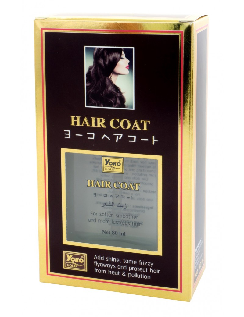 HAIR COAT For softer, smoother and more lustrous hair, Yoko Gold (Сыворотка для мягких, гладких и блестящих волос, Йоко Голд), 80 мл.