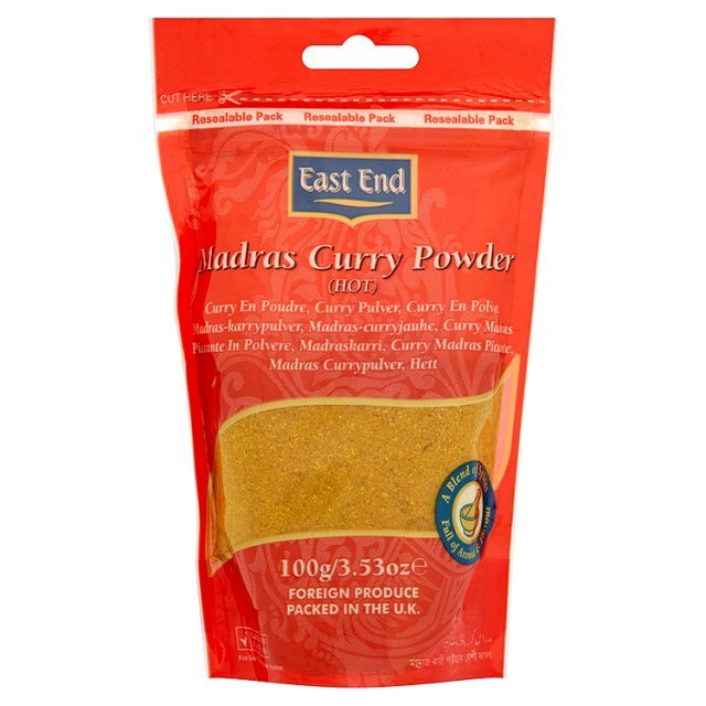Madras Curry Powder HOT, East End (Смесь специй МАДРАС КАРРИ ОСТРАЯ, Ист Энд), 100 г.