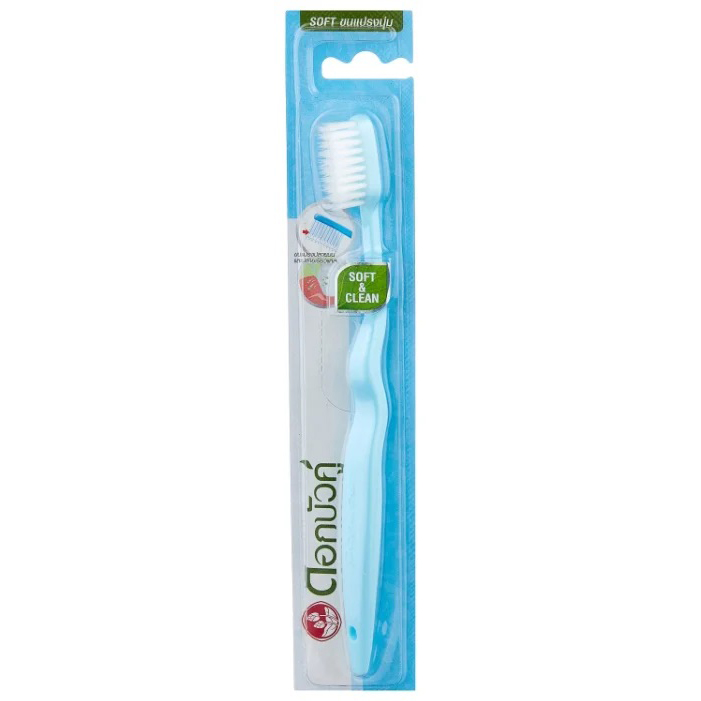 SOFT & CLEAN Toothbrush, Twin Lotus (МЯГКОСТЬ И ЧИСТОТА Зубная щётка мягкая, разные цвета, Твин Лотус), 1  шт.
