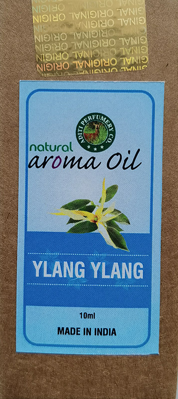 YLANG YLANG Natural Aroma Oil, Aditi Perfumery (ИЛАНГ ИЛАНГ натуральное ароматическое масло), 10 мл.