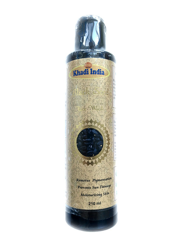 BLACK SEED Face Wash, Khadi India (СЕМЕНА ЧЁРНОГО ТМИНА гель для умывания, Кхади Индия), 210 мл.