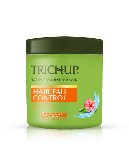 Trichup Hair Mask HAIR FALL CONTROL Hot Oil Treatment Vasu (Тричуп Маска для волос, КОНТРОЛЬ ВЫПАДЕНИЯ, Васу), 500 мл.