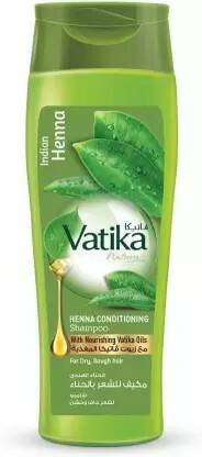 Vatika INDIAN HENNA Henna Conditioning Shampoo, Dabur (Ватика ИНДИЙСКАЯ ХНА Шампунь, КОНДИЦИОНИРОВАНИЕ для сухих и поврежденных волос, Дабур), 400 мл.