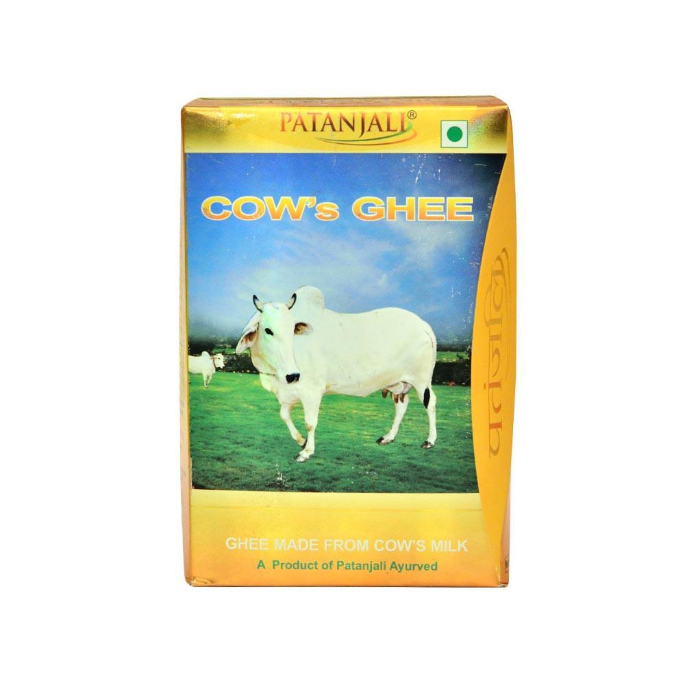 COW's GHEE Patanjali (Топленое коровье масло ГХИ (Ги), Патанжали), 500 мл.
