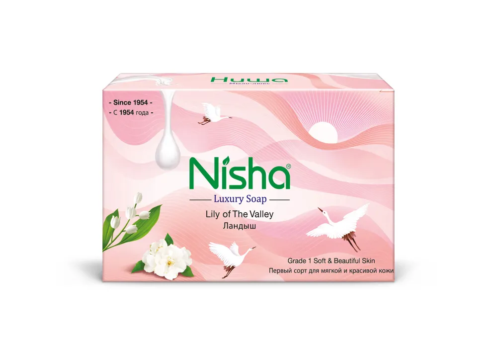 LILY OF THE VALLEY Luxury Soap, Nisha (ЛАНДЫШ лакшери мыло, Ниша), 100 г.