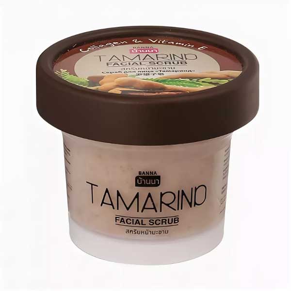 TAMARIND Facial Scrub, Collagen & Vitamin E, Banna (Скраб для лица ТАМАРИНД, Банна), 100 мл.