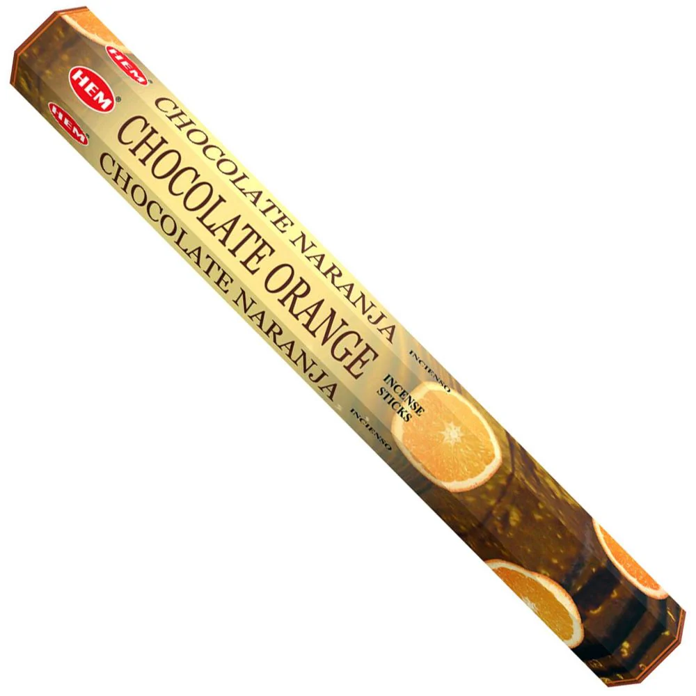 Hem Incense Sticks CHOCOLATE ORANGE (Благовония ШОКОЛАД АПЕЛЬСИН, Хем), уп. 20 палочек.