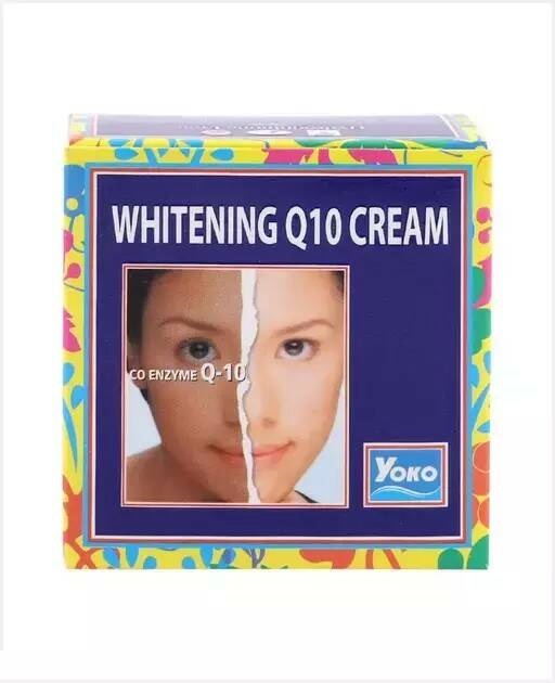 WHITENING Q10 Cream, Co Enzyme Q-10, Yoko (Крем для лица ОТБЕЛИВАЮЩИЙ С КОЭНЗИМОМ Q10, Йоко), 4 г.