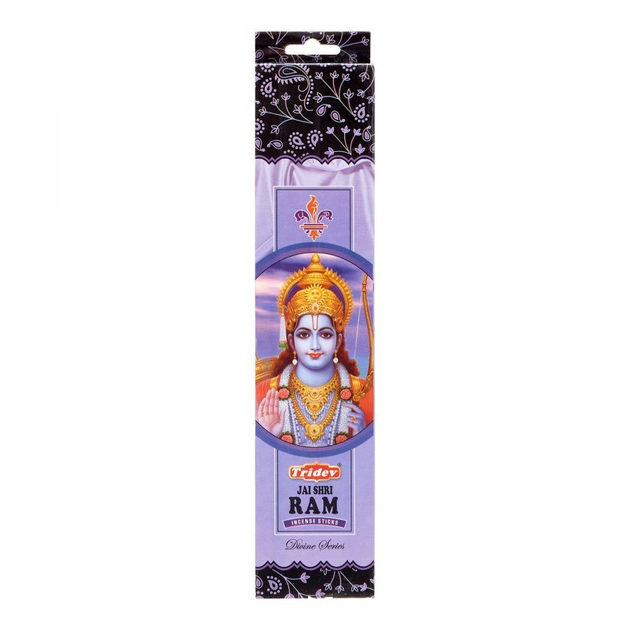 JAI SHRI RAM Incense Sticks, Tridev (ДЖЕЙ ШРИ РАМ благовония, Тридев), 20 г.