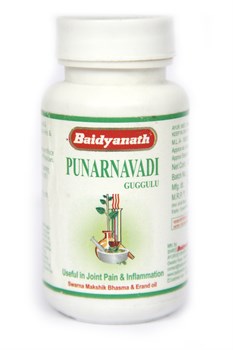 PUNARNAVADI GUGGULU Baidyanath (Пунарнавади Гуггулу, здоровье мочеполовой системы, Бадьянатх), 80 таб.