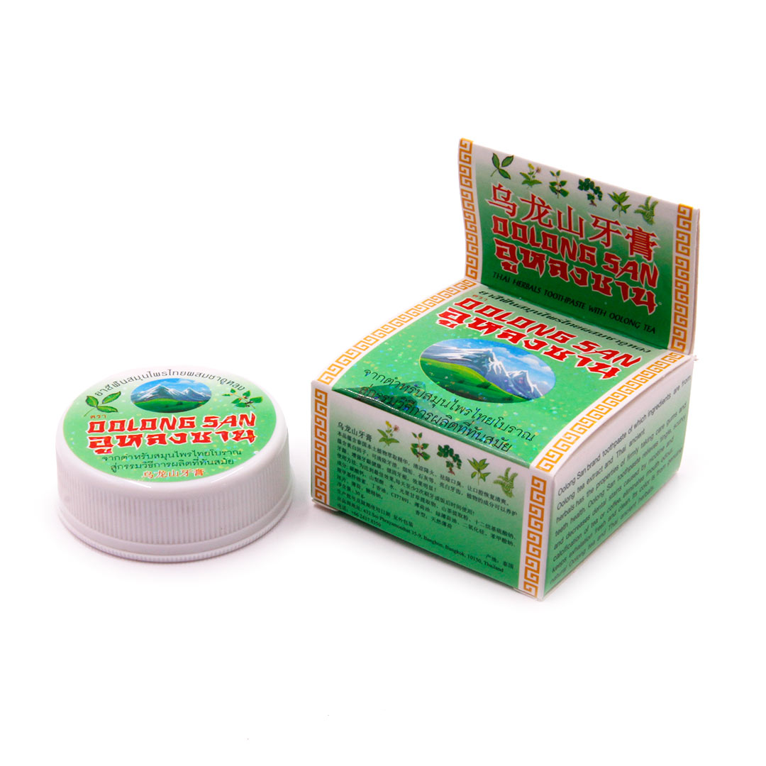 OOLONG SAN Thai Herbal Toothpaste (Тайская зубная паста с экстрактом чая УЛУН), 30 г.