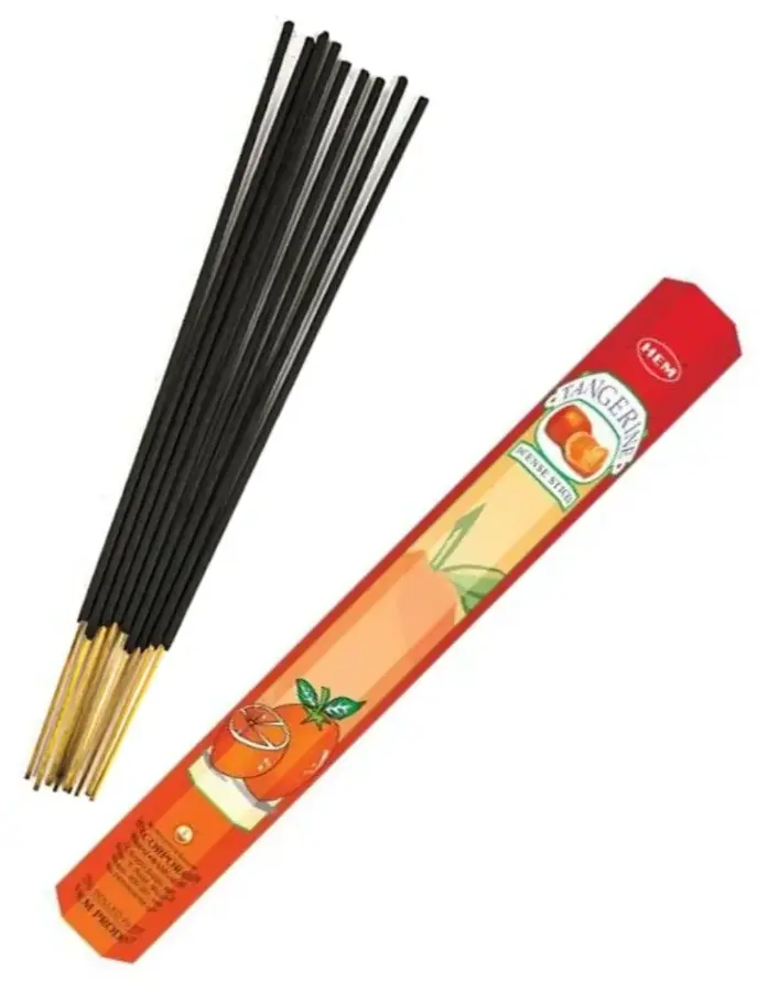Hem Incense Sticks TANGERINE (Благовония МАНДАРИН, Хем), уп. 20 палочек.