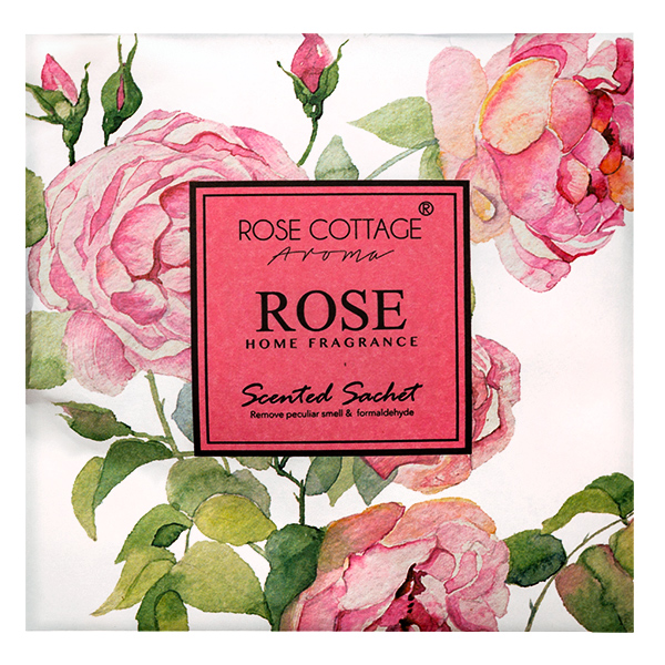 Perfume sachet ROSE (РОЗА сухой ароматизатор, 11*11 см.), 1 шт.