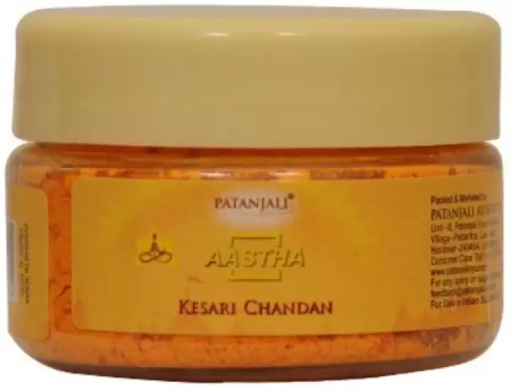 KESARI CHANDAN, Patanjali (КЕСАРИ ЧАНДАН глина для нанесения тилаки, Патанджали), 25 г.