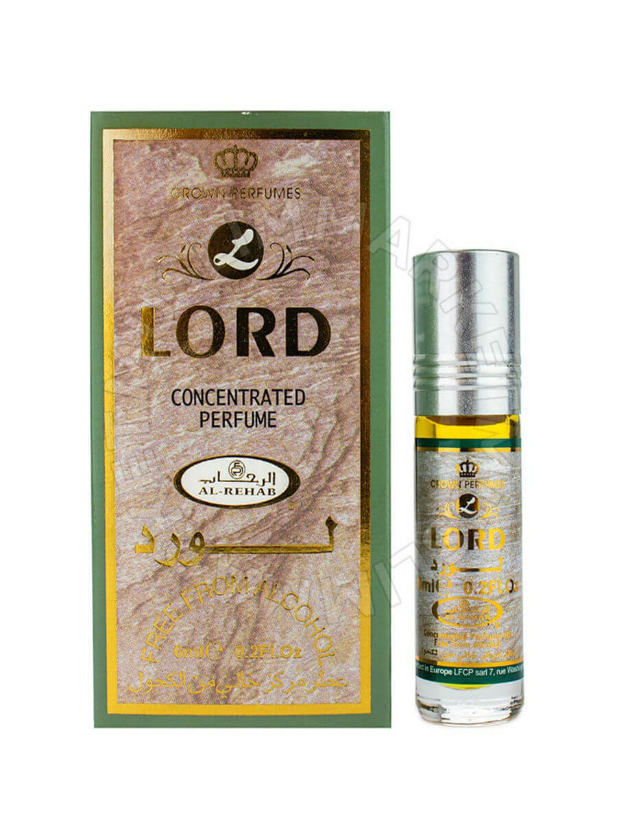 Al-Rehab Concentrated Perfume LORD (Мужские масляные арабские духи ЛОРД, Аль-Рехаб), 6 мл.