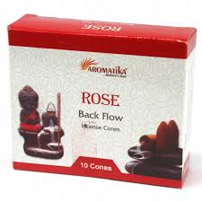 ROSE Back Flow, Aromatika (Конусы РОЗА стелющийся дым, Ароматика), 10 конусов.