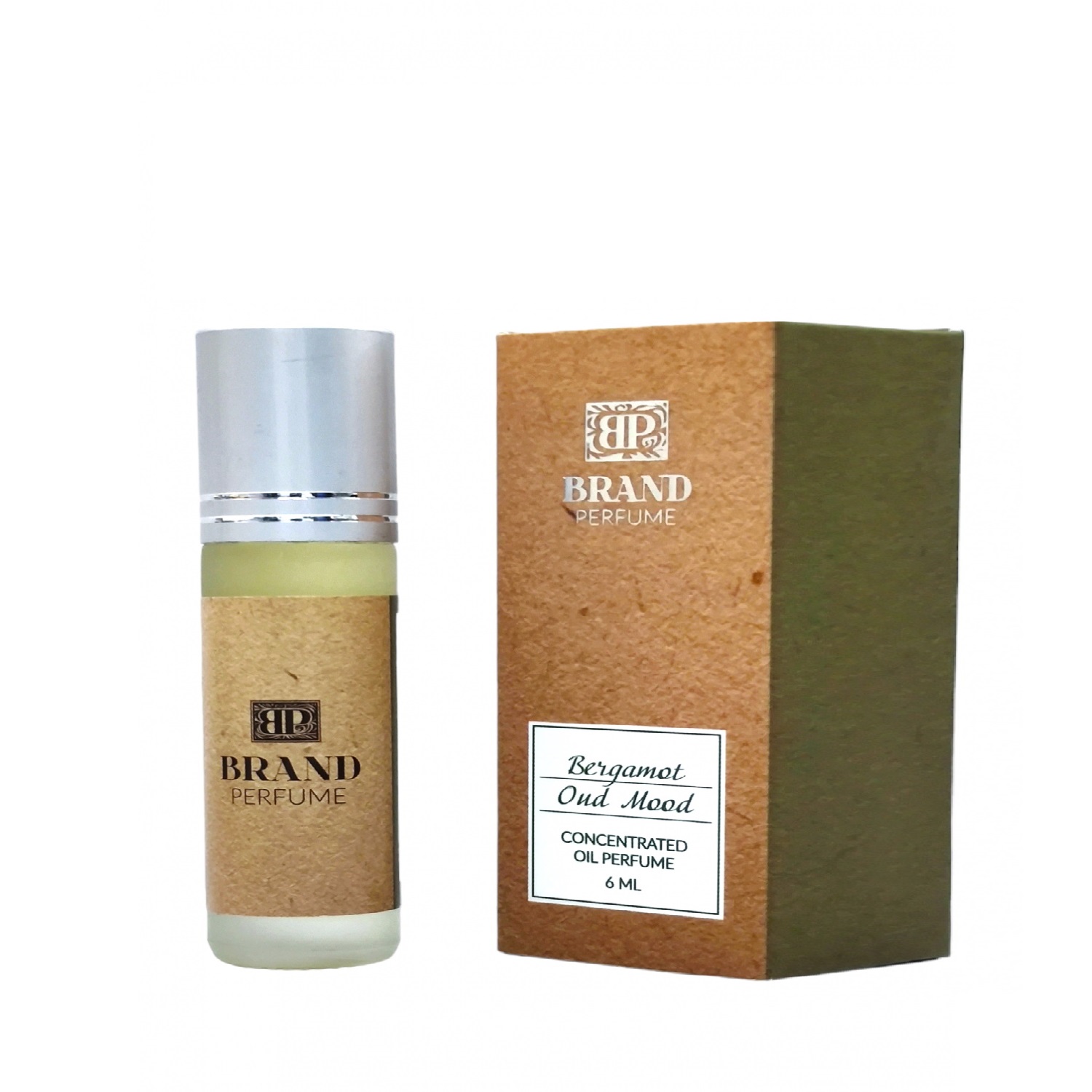 BERGAMOT OUD MOOD Concentrated Oil Perfume, Brand Perfume (Концентрированные масляные духи), ролик, 3 мл.