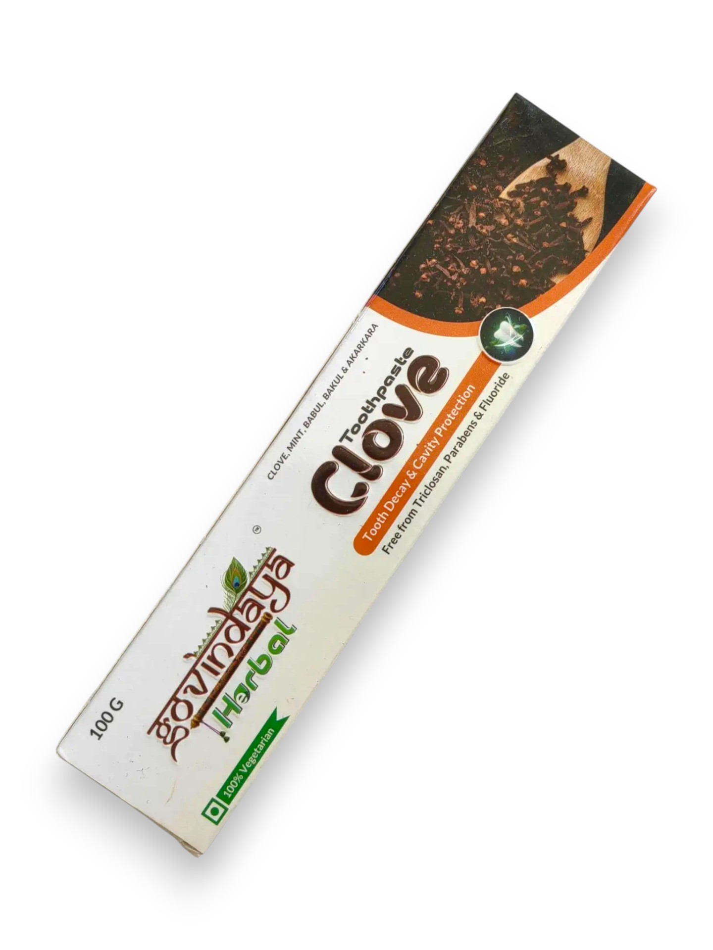 CLOVE Toothpaste, Govindaya (Зубная паста С ГВОЗДИКОЙ, Говиндая), 100 г.