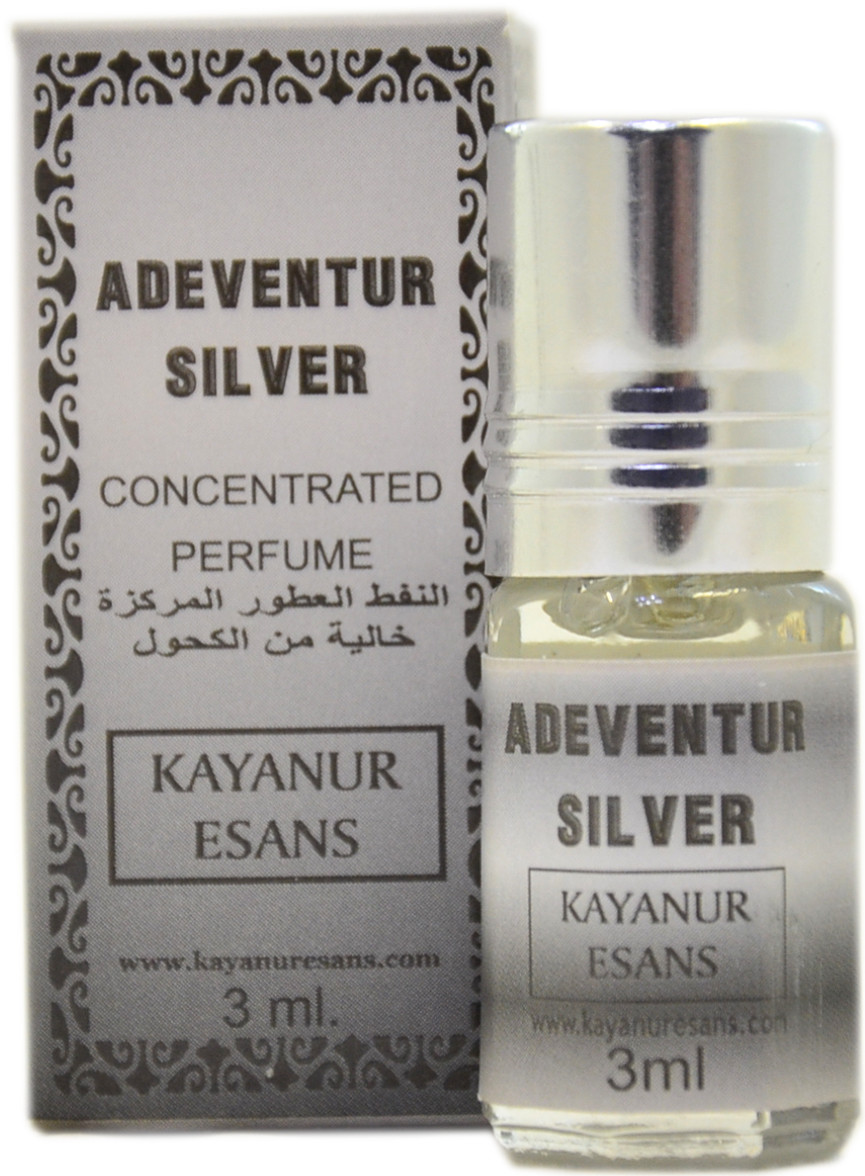 Kayanur Esans Concentrated Perfume ADEVENTUR SILVER (Масляные турецкие духи АДЕВЕНТУР СИЛЬВЕР, Каянур Эссенс), 3 мл.