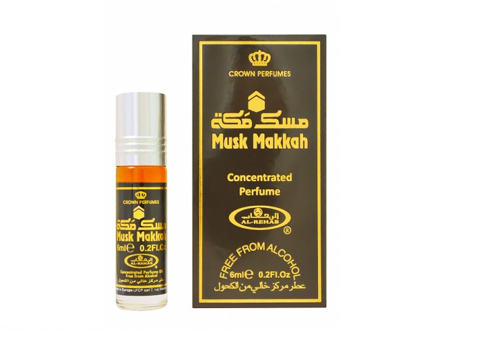 Al-Rehab Concentrated Perfume MUSK MAKKAH (Мужские масляные арабские духи МУСК МАККАХ, Аль-Рехаб), 6 мл.