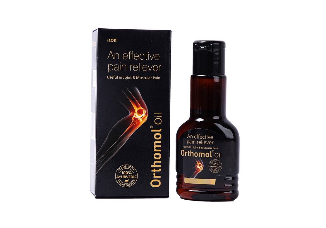 ORTHOMOL Oil, Ikon Remedies (ОРТОМОЛ аюрведическое масло при мышечных и суставных болях), 50 мл.