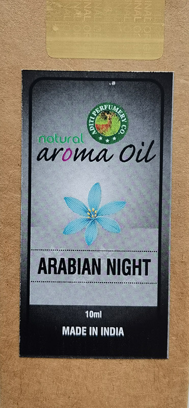 ARABIAN NIGHT Natural Aroma Oil, Aditi Perfumery (АРАБСКАЯ НОЧЬ натуральное ароматическое масло), 10 мл.