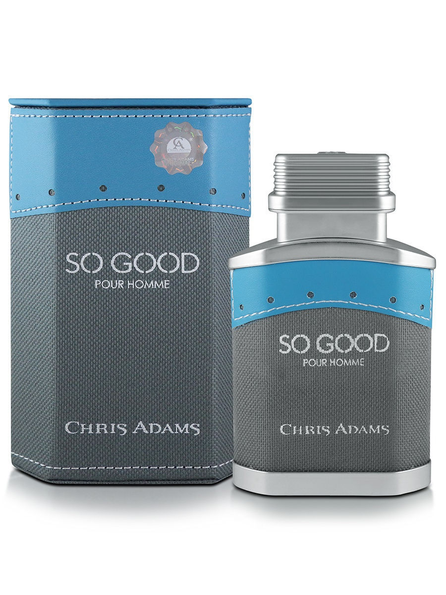 SO GOOD Pour Homme, Chris Adams (Парфюмированная вода ДЛЯ МУЖЧИН), спрей, 80 мл. -  СРОК ГОДНОСТИ ДО 31 МАРТА 2024 ГОДА