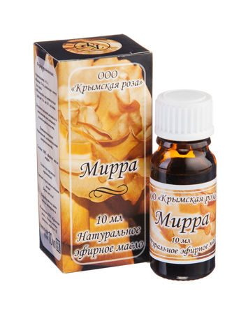 Натуральное эфирное масло МИРРА, Крымская роза, 10 мл.