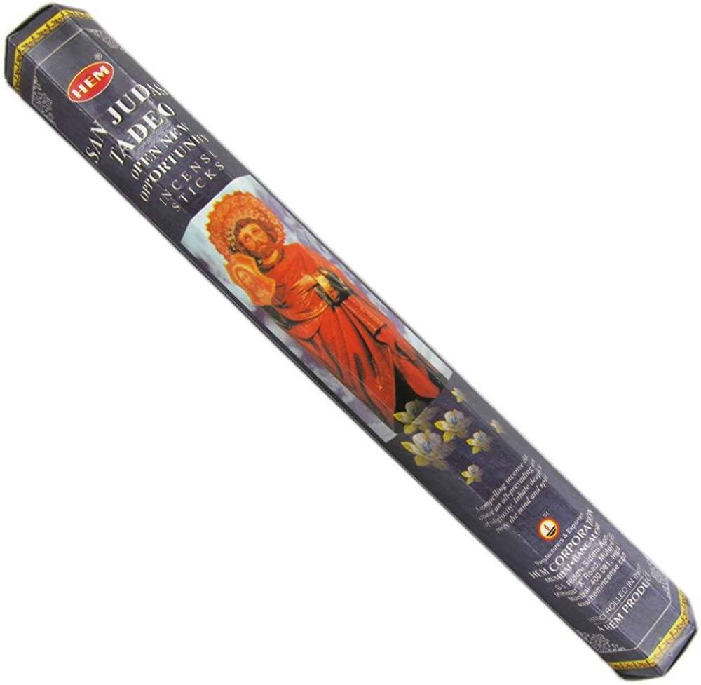 Hem Incense Sticks SAN JUDAS TADEO (Благовония СВЯТОЙ ИУДА ТОДЕО, Хем), уп. 20 палочек.
