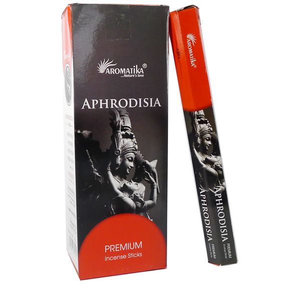 Premium Incense Sticks APHRODISIA, Aromatika (Премиум ароматические палочки АФРОДЕЗИЯ, Ароматика), шестигранник, 20 г.