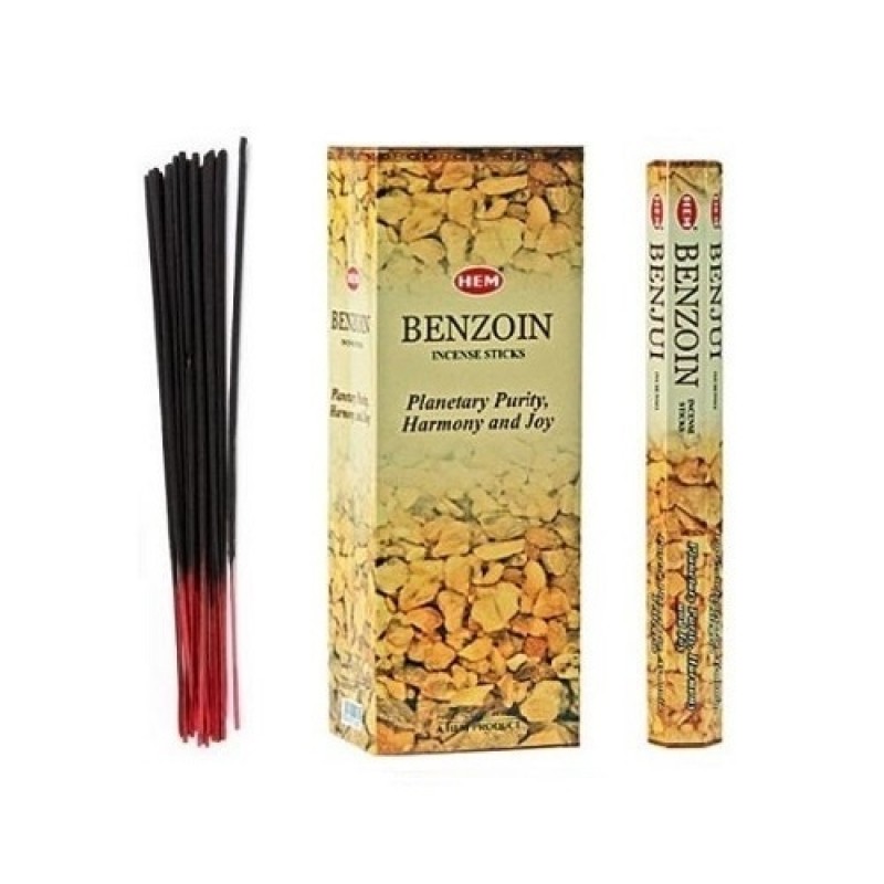 Hem Incense Sticks BENZOIN (Благовония БЕНЗОИН, Хем), уп. 20 палочек.