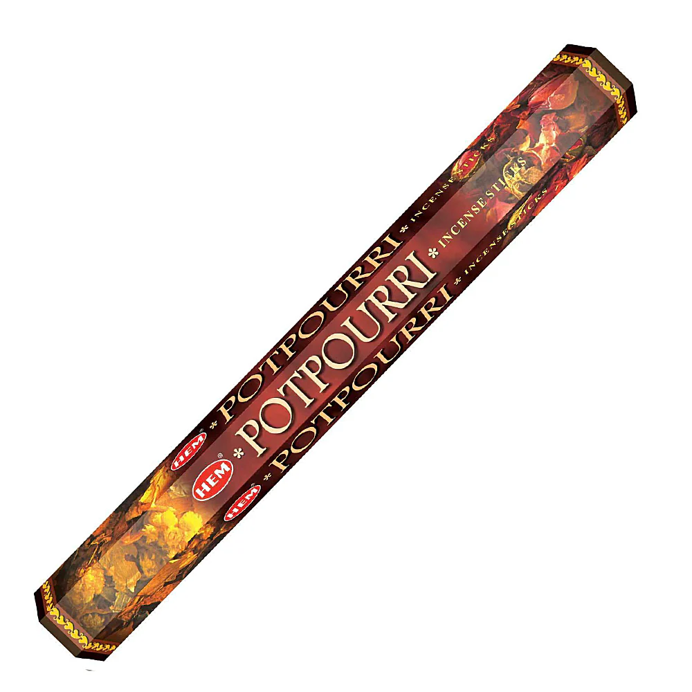 Hem Incense Sticks POTPOURRI (Благовония ПОПУРРИ, Хем), уп. 20 палочек.